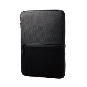【エントリーでP10倍!24日20:00-27日9:59】 BM-IBMP14BK ELECOM パソコンケース 14インチ ノートパソコン 小物収納可能 撥水加工 裏起毛素材 360度耐衝撃 ブラック