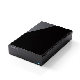 ELD-HTV020UBK ELECOM HDD 外付けハードディスク 2TB ファンレス静音設計 ラバーフット付 ブラック
