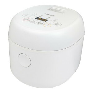 炊飯器 3合炊き 山善 YJR-DM051-W マイコン炊飯器 3合 一人暮らし 新生活 コンパクト エクプラ特選