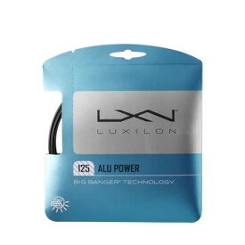 ルキシロン 硬式テニス用 ガット ALU POWER SET BLACK 125 1.25mm WR83069011 LUXILON