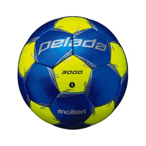モルテン サッカーボール 5号球 ペレーダ3000 検定球 メタリックブルー×ライトイエロー F5L3000-BL モルテン