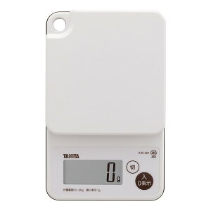 TANITA KW-201-WH �z���C�g [�f�W�^���N�b�L���O�X�P�[��]