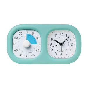 【エントリーでP10倍!24日20:00-27日9:59】 トキ・サポ 時っ感タイマー 時計プラス ミントブルー ソニック