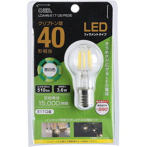 LDA4N-E17 C6/PS35 �I�[���d�@ [LED�t�B�������g�d��(E17�����E40�`�����E�N���v�g�����E�����F)]
