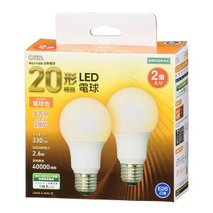 LDA3L-G AG52 2P �I�[���d�@ [LED�d�� (E26 20�`���� �d���F �S���� 2��)]