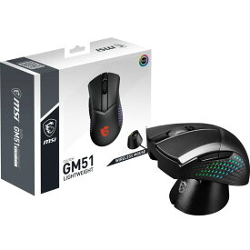 Clutch GM51 Lightweight Wireless MSI MSI Clutch GM51 Lightweight Wireless [ゲーミングマウス(光学式 /6ボタン /USB)]