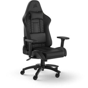 Corsair TC100 Leather Black (CF-9010050-WW) �u���b�N PU���U�[���f�� [�Q�[�~���O�`�F�A]