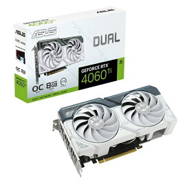 DUAL-RTX4060TI-O8G-WHITE ASUS ホワイト [グラフィックボード]