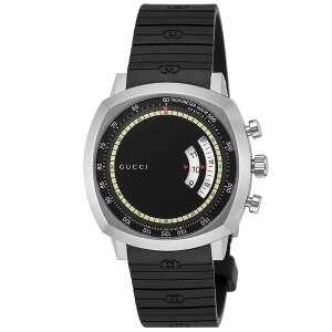 �y�V���b�s���O�N���W�b�g�����萔���ő�60��܂Ŗ����I�zGUCCI �O�b�` �r���v ���v �����Y GRIP �O���b�v YA157301 �E�H�b�` �u���b�N �� �V���o�[ �N���m�O���t �X�e�����X �h�� �a���� �N���X