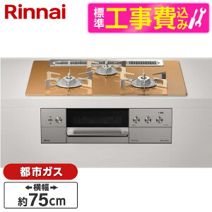 �y�W���ݒu�H���Z�b�g�z Rinnai RHS71W30E12RCASTW-13A �X�e�����X DELICIA(�f���V�A) [�r���g�C���K�X�R���� (�s�s�K�X�p�E3���E���E���Ἠ^�C�v�E��75cm)] ���r���[CP300