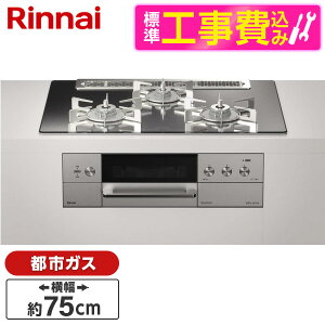 �y�W���ݒu�H���Z�b�g�z Rinnai RHS71W30E13RCASTW-13A �X�e�����X DELICIA(�f���V�A) [�r���g�C���K�X�R���� (�s�s�K�X�p�E3���E���E���Ἠ^�C�v�E��75cm)] ���r���[CP300