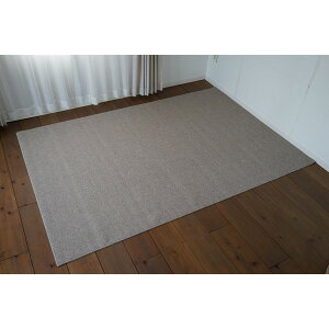 【エントリーでP10倍!24日20:00-27日9:59】 スミノエ 防炎 カーペット ウールリック 江戸間6帖 ベージュ メーカー直送