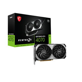 【4/25限定！エントリー＆抽選で最大100%Pバック】 GeForce RTX 4070 VENTUS 2X E 12G OC MSI [グラフィックボード]