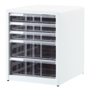 AL-C5 アバンテV2レターケース A4 浅3段×深2段 シロ Nakabayashi