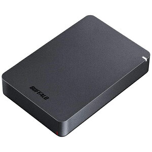 HD-PGF4.0U3-GBKA BUFFALO USB3.1(Gen.1)�Ή� �ϏՌ��|�[�^�u��HDD 4TB �u���b�N