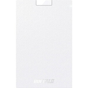 【エントリーでP10倍!24日20:00-27日9:59】 SSD-PG1.0U3-WC BUFFALO USB3.2(Gen1) ポータブルSSD Type-A 1.0TB ホワイト