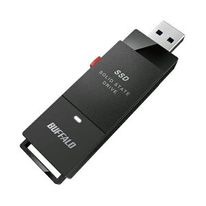 SSD-SCT500U3-BA BUFFALO PCΉ USB3.2(Gen2) TV^ XeBbN^SSD 500GB ubN Type-Ct