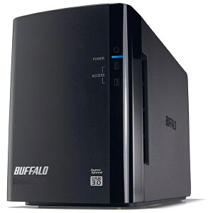 HD-WL2TU3/R1J BUFFALO �h���C�u�X�e�[�V���� �~���[�����O�@�\���� USB3.0�p �O�t��HDD 2�h���C�u���f�� 2TB