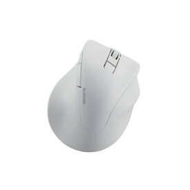M-XGM30BBSKWH ELECOM Bluetoothマウス 静音 ワイヤレス 無線 5ボタン Mサイズ 右手専用 抗菌 EX-G ホワイト