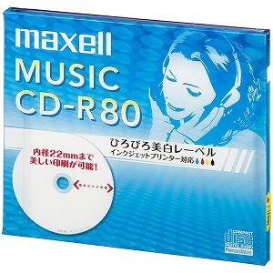 CDRA80WP.1J maxell [ypCD-R 80 Chvg[x zCg 1pbN 110mmvP[X]