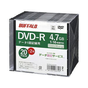 RO-DR47D-055PWZ BUFFALO [wfBA DVD-R PCf[^p 4.7GB @l`l 50+5]