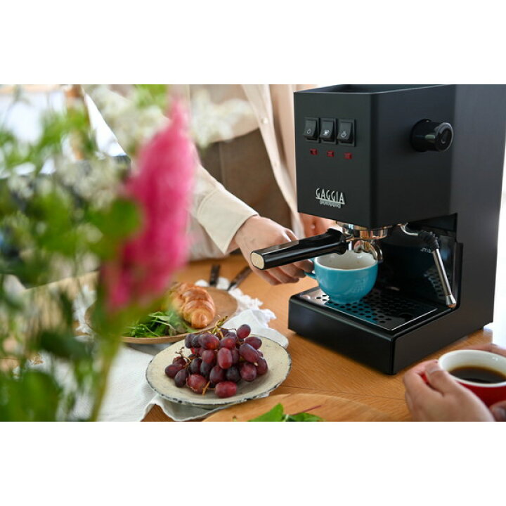 楽天市場】SIN035R Gaggia ブラック CLASSIC evo pro [セミオート 