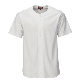 ローリングス 野球 ベースボールシャツ フルボタンベースボールシャツ ホワイト ATS13S02-W-S W Rawlings