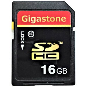 GJS10/16G Gigastone [SDHCJ[h 16GB SDHCKi Class10 XybN FullHDʐ^Ή]