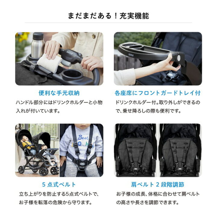 楽天市場】☆予約特典ポイント10倍・次回12月下旬入荷予定☆ 二人乗り 