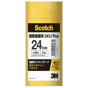 243J PLUS zhp}XLOe[v 24mm×18m 5pbN 3M(X[G)