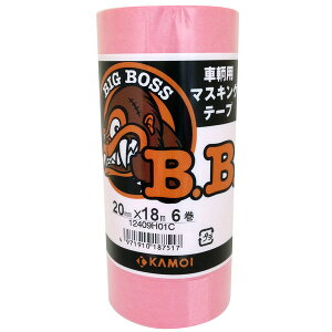 BIG BOSS ԗhp}XLOe[v 6pbN 20mm×18m J