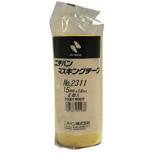 No.2311 ԗp}XLOe[v 15mm×18m 8pbN NICHIBAN