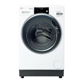 AQW-SD12P-L-W AQUA ホワイト まっ直ぐドラム [ドラム式洗濯乾燥機 (洗濯12kg/乾燥6.0kg) 左開き]