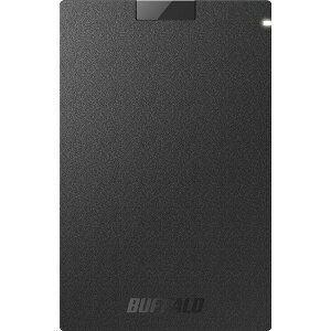 【エントリーでP10倍!24日20:00-27日9:59】 SSD-PG2.0U3-BC BUFFALO USB3.2(Gen1) ポータブルSSD Type-A 2.0TB ブラック