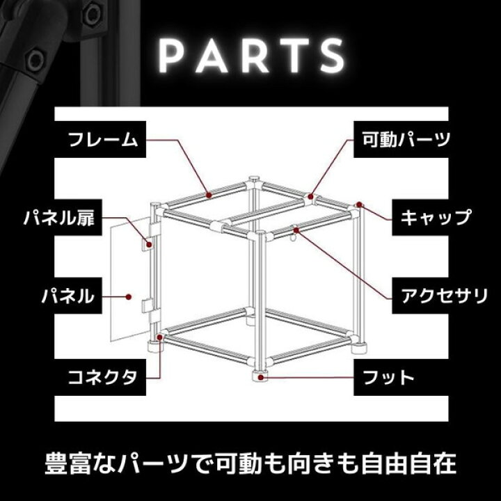 楽天市場】G-Fun Sシリーズ コネクタピースSサイドL DIY 組み立て 