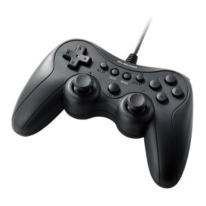 ELECOM JC-GP20SBK ubN [Q[pbh (PCRg[[ USBڑ Xinput PSn{^zu 13{^ A y)]