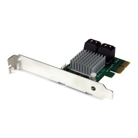 PEXSAT34RH StarTech [PCI Expressカード (x2/PCIe 2.0-4ポート SATA 3.0/HyperDuo機能/アレイ(RAID)コントローラー/標準&ロープロファイルブラケット)]