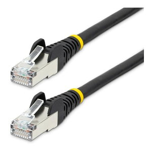 NLBK-5M-CAT6A-PATCH StarTech �u���b�N [�J�e�S���[6A LAN�P�[�u�� (5m/LSZH(�ቌ�[���n���Q��)/10GbE 500MHz/100W PoE++/S/FTP/ETL�F�؍�/�c���܂�h�~�@�\�t RJ45�R�l�N�^�[)]
