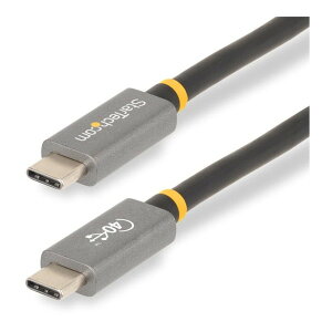 CC1M-40G-USB-CABLE StarTech [USBP[u (USB4(40 Gbps)/1m/Type-C-Type-C/IX-IX/8K60Hz/100W Power Delivery/USB-IFF/DP Alt[h/Thunderbolt 4/3/USB 3.2݊/RoHS)]