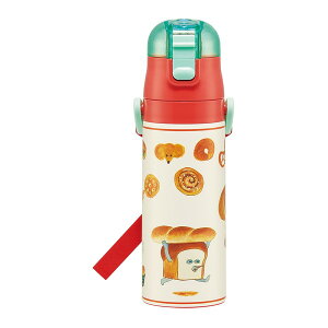SDC4 パンどろぼう スケーター 子供用 ステンレス 水筒 直飲み 470ml 子供に優しい軽量タイプ 保冷専用