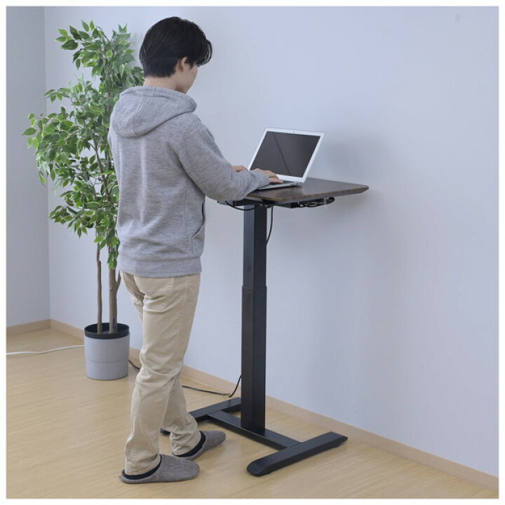 楽天市場】ELT-7550(DBR/BK) 山善 [電動昇降テーブル 角型] : 総合通販 
