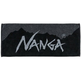 ナンガ ロゴフェイスタオル M.グレー NANGA LOGO FACE TOWEL FREE M.GRY NA2254-3F519 N1FTMY65 NANGA