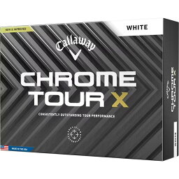 キャロウェイ CHROME TOUR X ゴルフボール 2024年モデル ホワイト 1ダース(12個入り)日本正規品