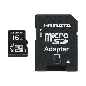 MSDU1-16GR UHS-I UHS Xs[hNX1ΉmicroSDHC[J[hiSDJ[hϊA_v^tj 16GB IODATA