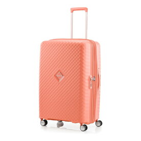 アメリカンツーリスター スーツケース Lサイズ ブライトコーラル キャリーバッグ キャリーケース スクアセム SQUASEM 正規品 容量拡張 軽量 106L シンプル おしゃれ 出張 旅行 海外 サムソナイト メーカー保証 直送