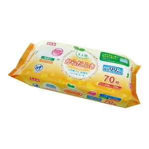大人用 からだふき 70枚入 Life-do.Plus
