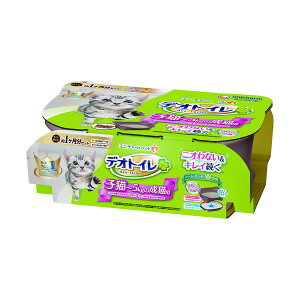 デオトイレ 子猫〜5kgの成猫用本体セット ツートンブラウン ユニチャーム