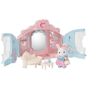 【エントリーでP10倍!24日20:00-27日9:59】 キラキラ馬車のおしゃれルームセット フ-19 エポック社 シルバニアファミリー
