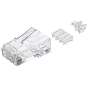LD-6RJ45T100/L ELECOM RJ45 �R�l�N�^ Cat6A Cat6 LAN�P�[�u���p 100���� �K�C�h�p�[�c�t�� �P�����������Ή�