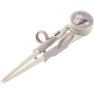 ADXT1 リサとガスパール スケーター 子供用 トレーニング箸 練習箸 14cm 対象年齢2〜7才 右手用 つまみやすい四角い箸先